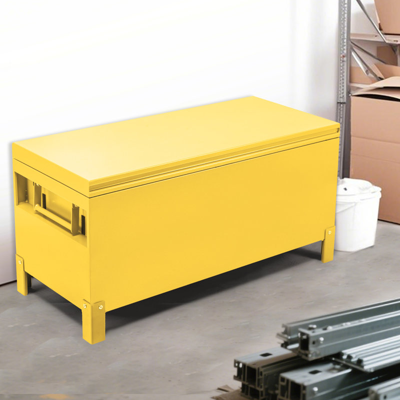 91cm W Aluminium Storage Rack, Yellow