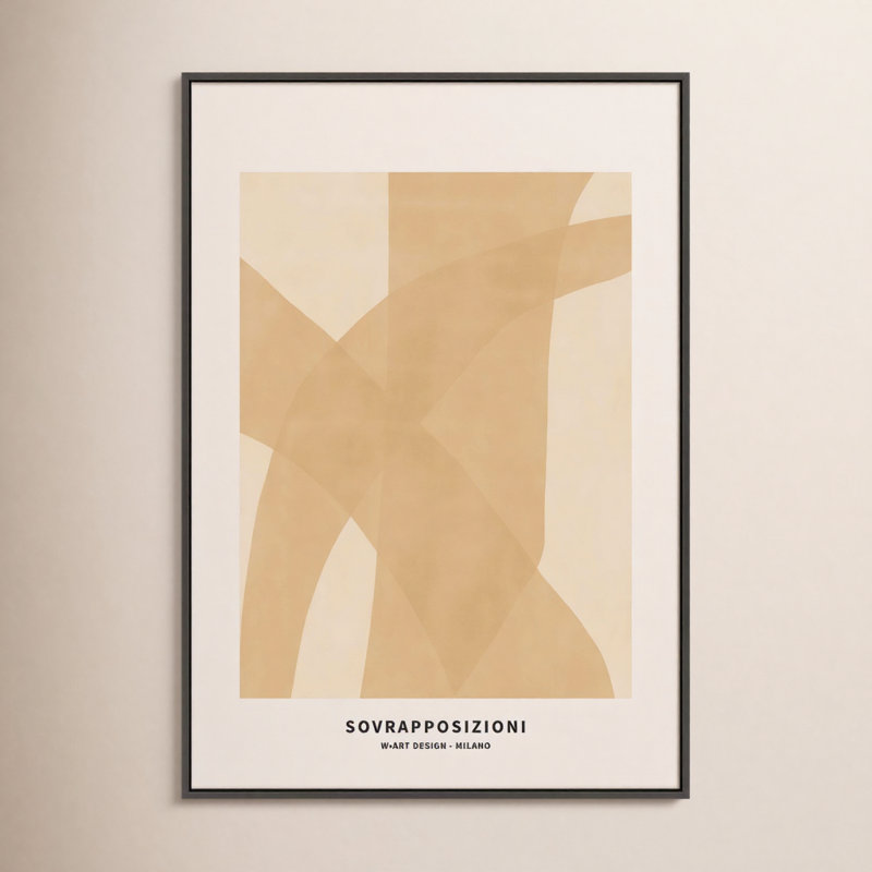 Marine Flora 2 Print, 50" H x 35" W x 1.25" D, Black