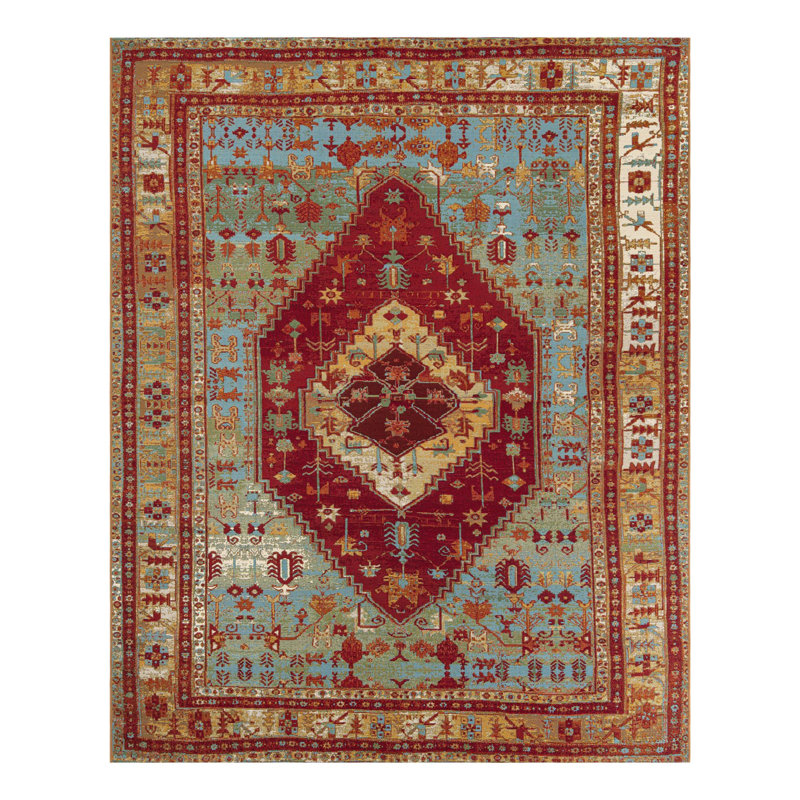 Tapis d'extérieur traditionnel, Rectangle 7 pi 10 po x 10 pi