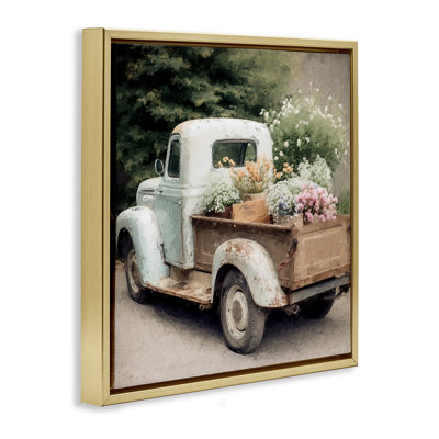 Fleurs de campagne en camion