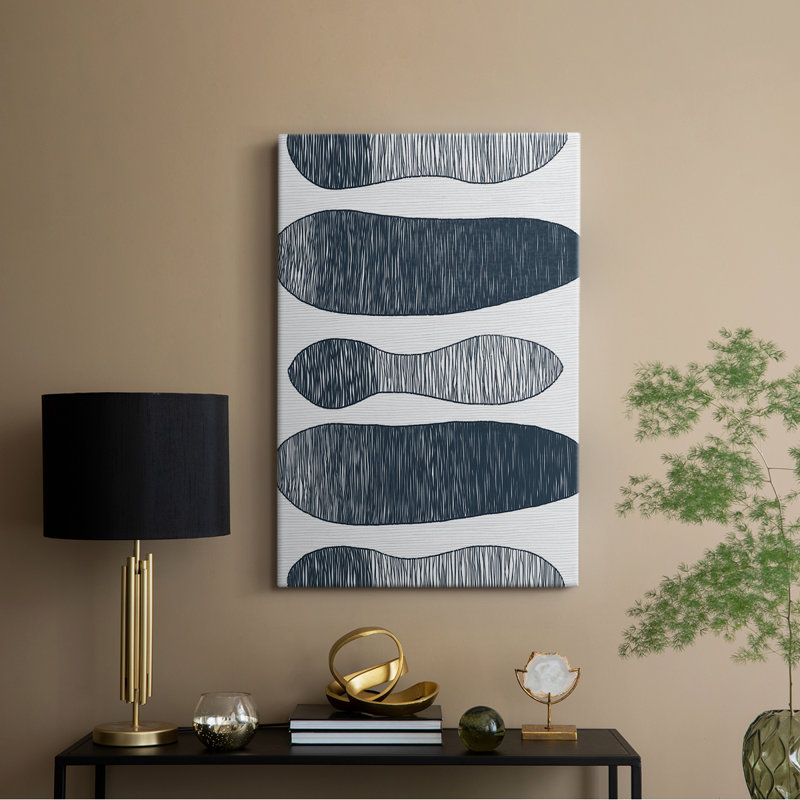 Série ABSTRACT DCC XXXVI - Toile tendue avec châssis de qualité supérieure - Prêt à être accroché, H 18 po x l 12 po