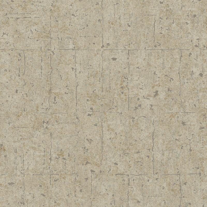 Anike Modern Stone Structure Design 10m x 53cm Wallpaper Roll, Beige/Brown