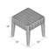 Table d'appoint en plastique Martz-22505156