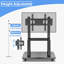 JYXCN Smart Board Trolley with Tablet Tray | 40-86 Inch Support, USB Charging Port