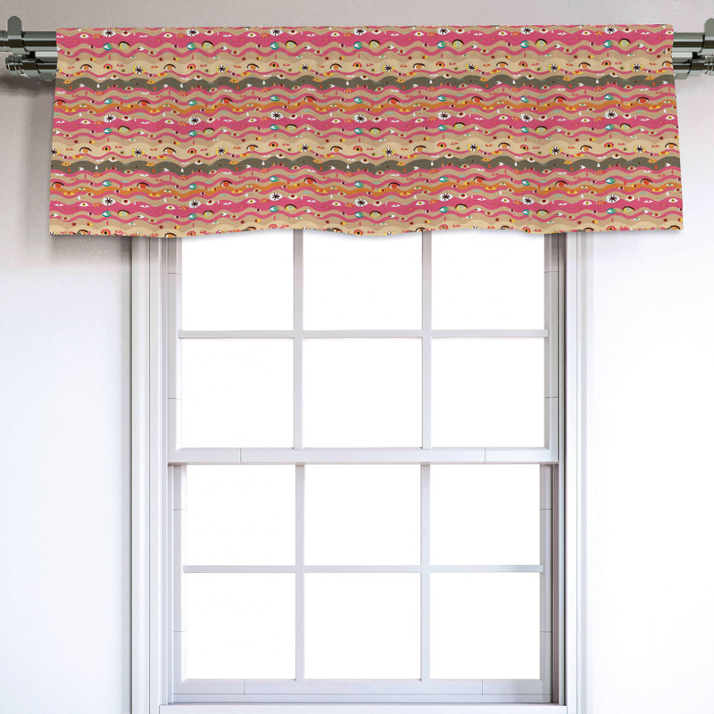 Sateen Ruffled Window Valance