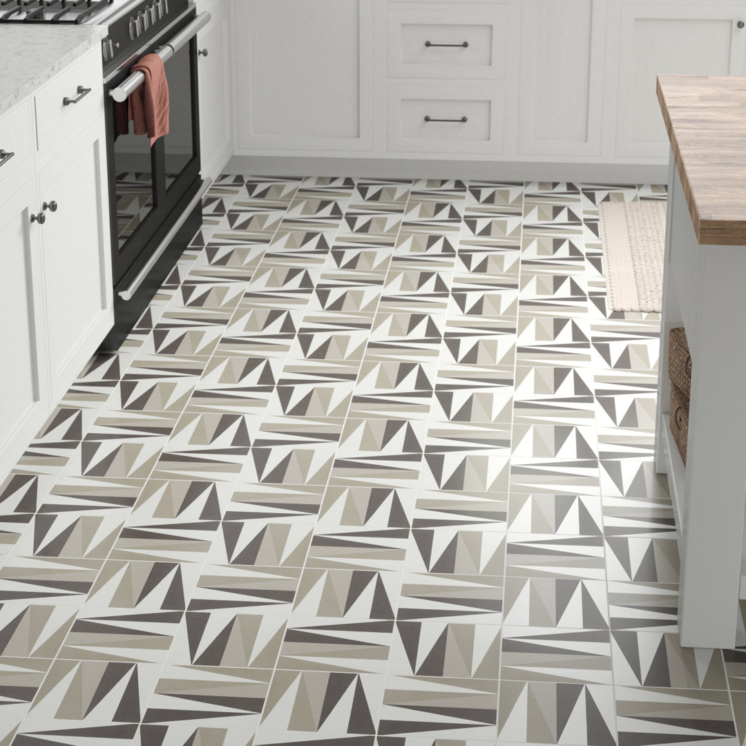 Encausto 8" x 8" Porcelain Field Tile Itona Tile 