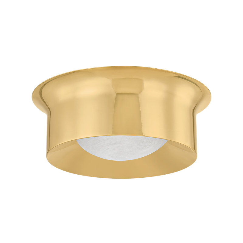 NOXON Flush Mount, Aged Brass
