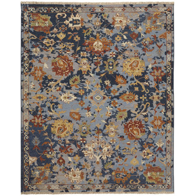Leylan Wool Floral Area Rug