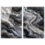 Ethereal Bloom Duo Acrylic Print Geode Wall Decor Set by Art Remedy, Ready to Hang, 10 x 15-929778643