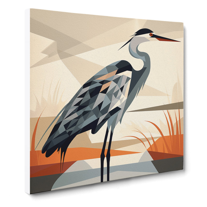 Heron Constructivism No.2 - Wrapped Canvas, 35cm H x 35cm W x 3cm D
