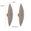 Applique murale moderne en rotin 2 lumières Coastal Natural (paquet de 2)-1445188570