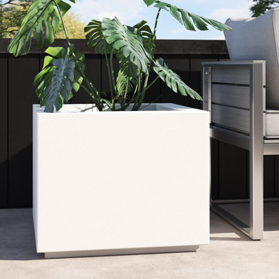 Gita Large Lightweight Outdoor 23" x 23" x 19" Square Planter Box