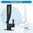 Creative One-Handle Single Hole Bathroom Faucet with Deck plate for 1 Hole or 3 Holes Sink-99331049-60503561