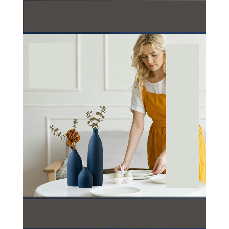 Matte Blue Vase