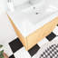 Ensemble de meuble-lavabo autoportant 30 po avec plateau en résine