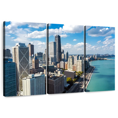Sebbie, Chicago, front de mer, horizon
