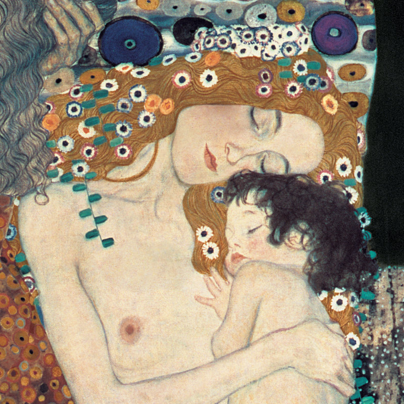 Le Tre Età Della Donna by Gustav Klimt - Wrapped Canvas Print, 91cm H x 91cm W