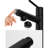 Matte Black 1 Hole Deck Mounted Bathroom Faucet, Flow & Fountain Options, Scratch, Water Conservation, Simple Installation Process Modern 1 Mounting, Toggle, Scratch-, Saving, Easy To Install-121679443