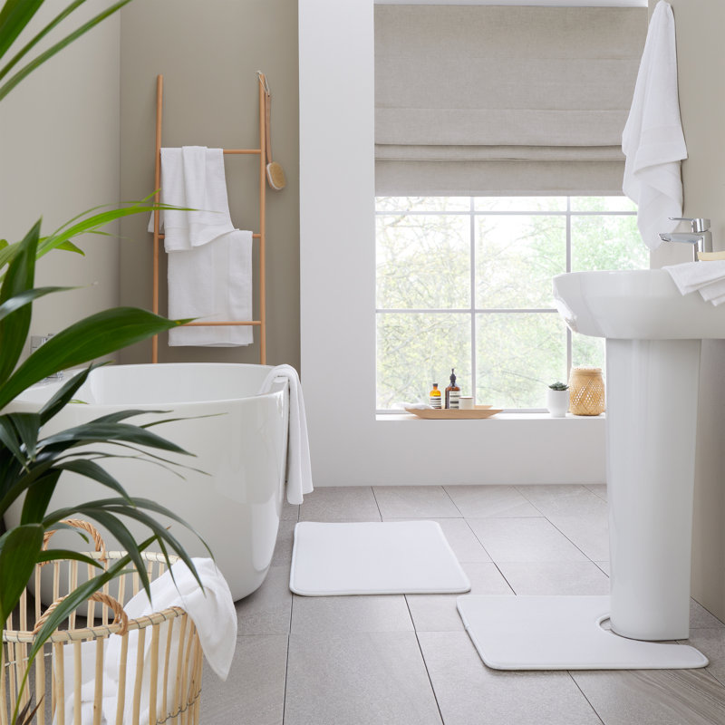 Anti-Bacterial 100% Cotton Towels, White