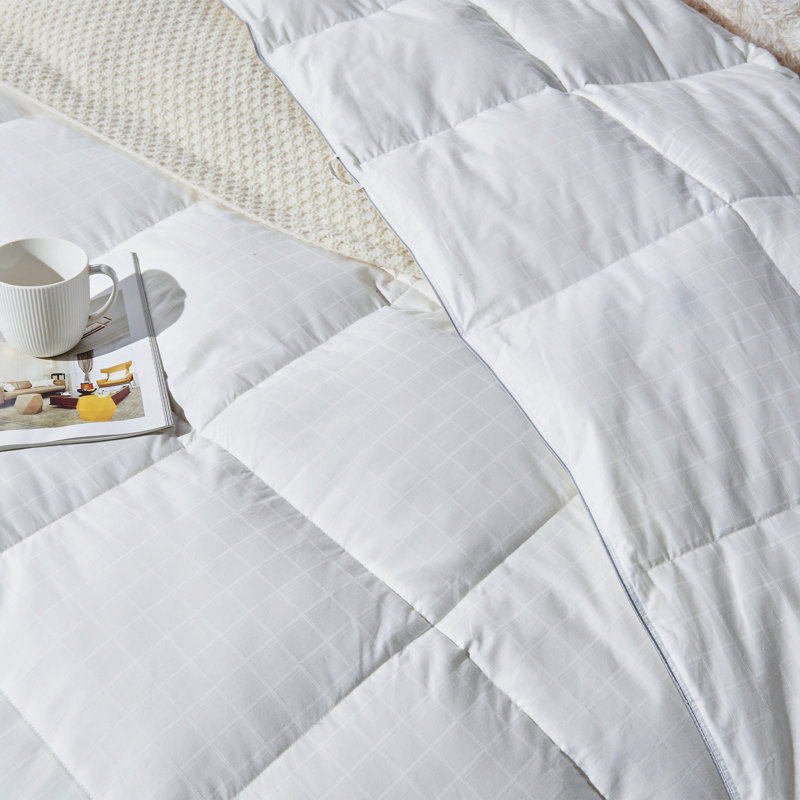 Édredon léger en duvet d'oie blanche, Grand lit