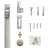 Paneled MDF Composite Double Bifold with Installation Hardware Kit-87926694-87926695