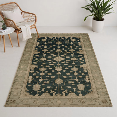 Tapis intérieur et extérieur brun Overdyed