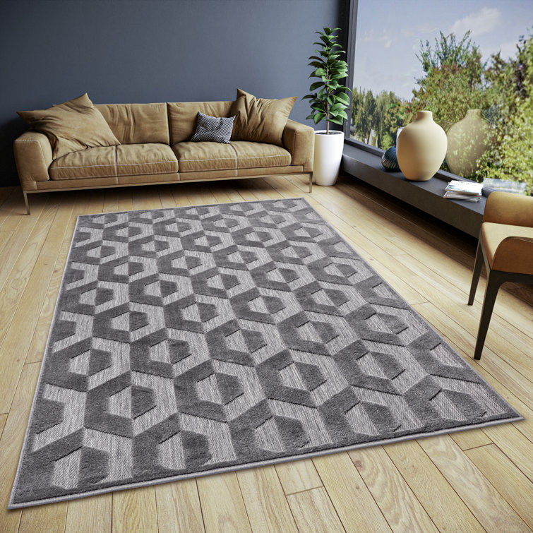 Iconic Grey/Black Rug