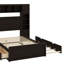 Lit double en bois avec armoire, tablette et prises-1982958623