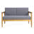 Solid Wood With Water- Inner Cushions An Elegant Structure And Cushioning