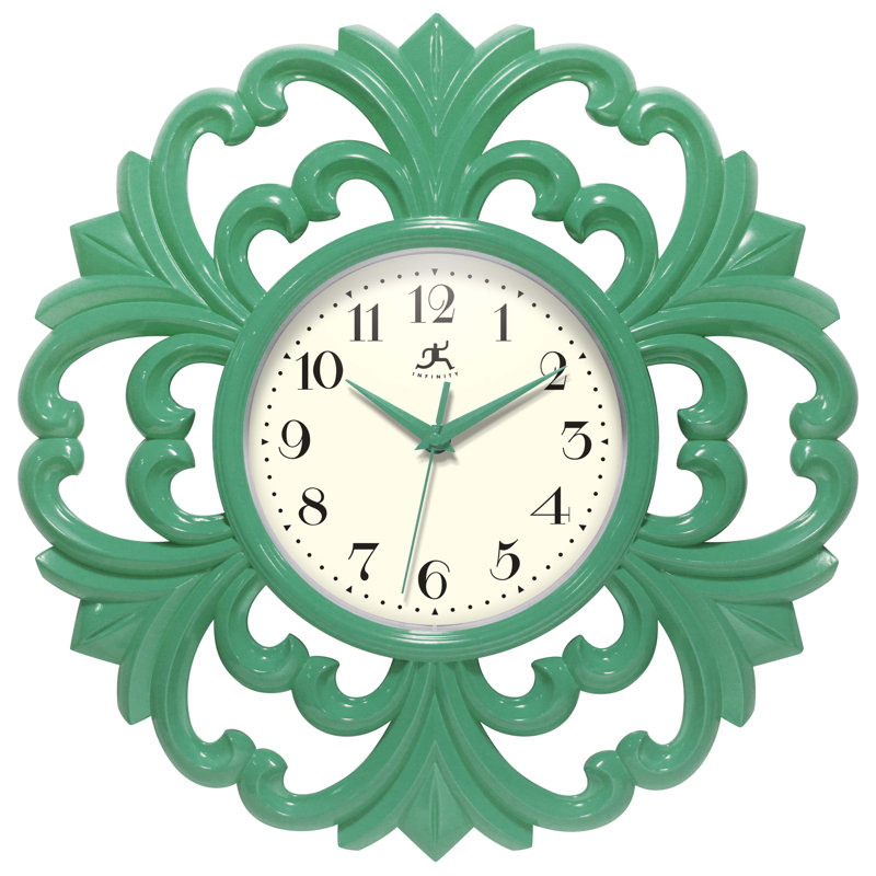 Horloge murale 15,5 po Siebeld, Vert