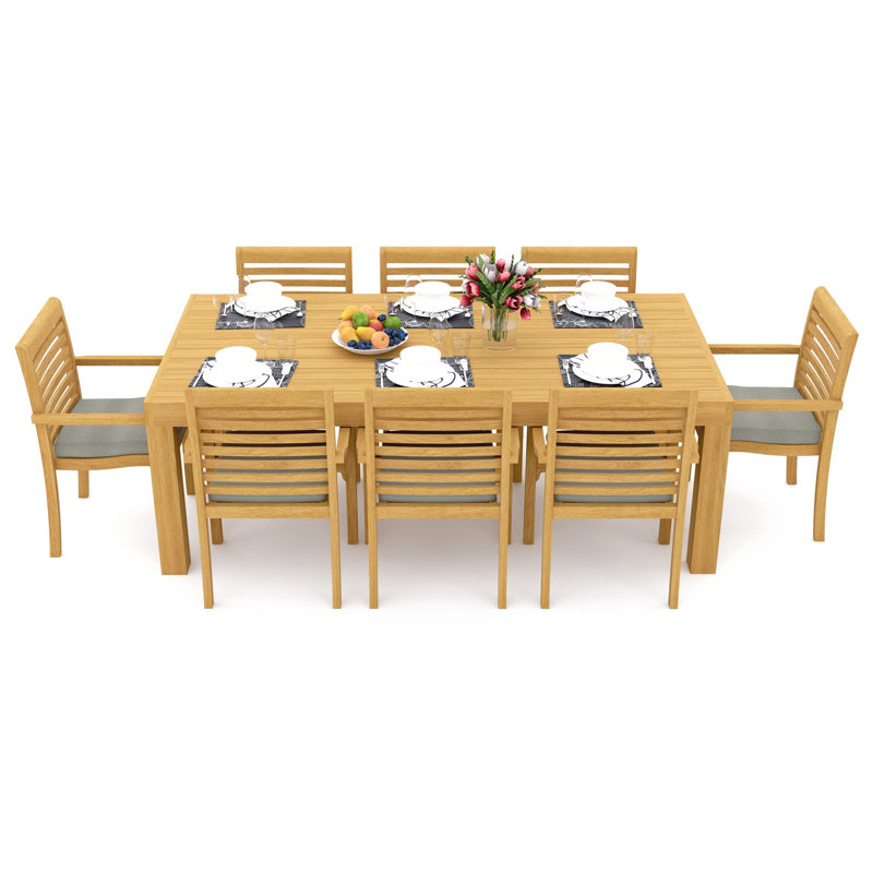 Ensemble repas extérieur pour 8 personnes Alvarez