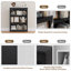 Bibliothèque standard H 42,1 "x l 31,5" avec tablette à 3 niveaux Luper-702946632-683537689