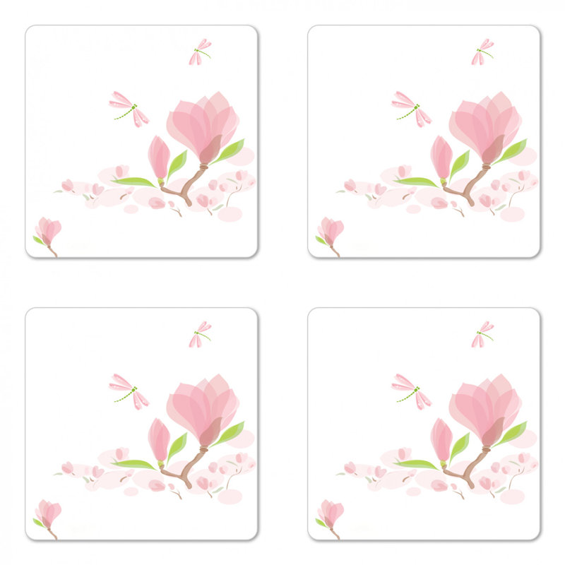 Square 4 Piece Coaster Set