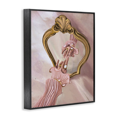  «Chic Hand Mirror Reflection», estampe numérique encadrée par Svetlana Aleynikova