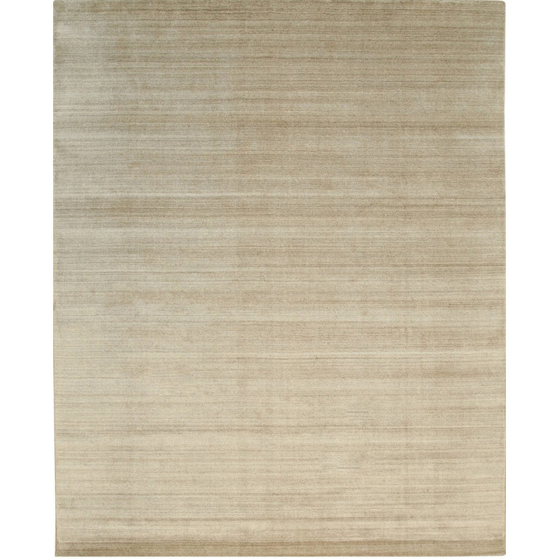 Hand Knotted Wool Geometric Area Rug, 8' x 10'