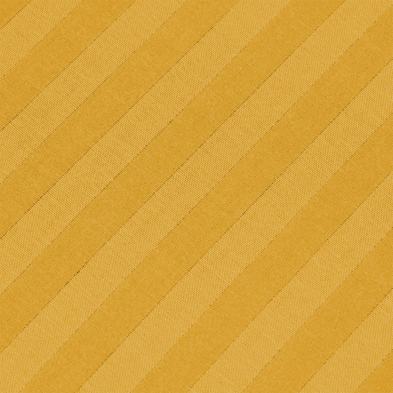 200 Thread Count Striped Microfiber Fitted Sheet, Kingsize (5'), Ochre