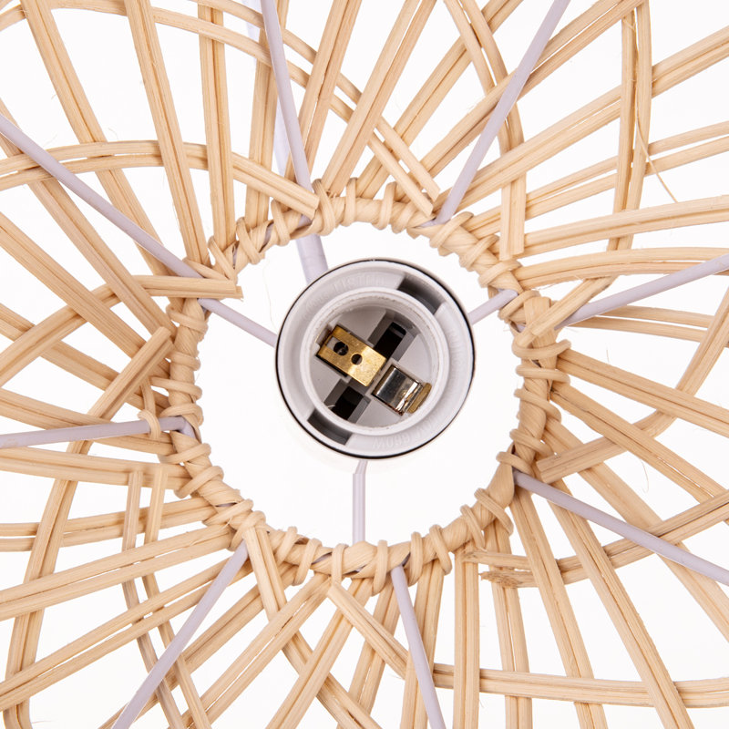 Issa 1 - Light Natural Dome Pendant