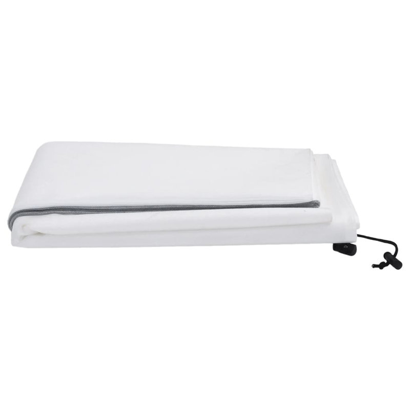  Paquet de 10 housses en molleton, H 61 po x l 39,4 po, Blanc, 10