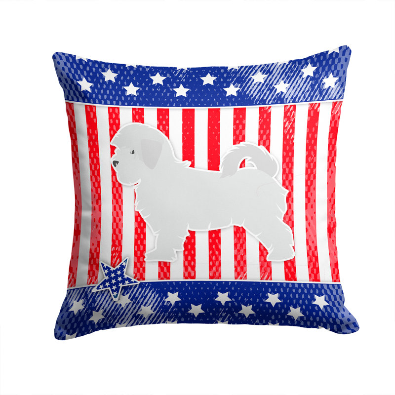 Coussin intérieur/extérieur Patriotic, H 14 po x l 14 po x P 3 po