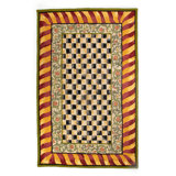 Courtly Check® Red & Gold Rug