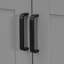 Meuble-lavabo moderne de 48 pouces avec lavabo en céramique, portes à fermeture en douceur, tiroir rabattable, tablettes de porte à double couche, solution de rangement élégante