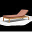 Haven Outdoor Teak Chaise Lounge-71550155