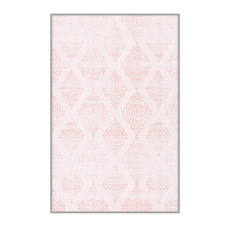 High-Quality 3D Printed Area Rug (2.6 x 4.0 ft), 100% Polyester, 0.3 in Pile Height | Antibacterial, Non-Slip PVC Felt Dot Underside | Machine Washable, Elegant Design for Living Room, Bedroom & Office
