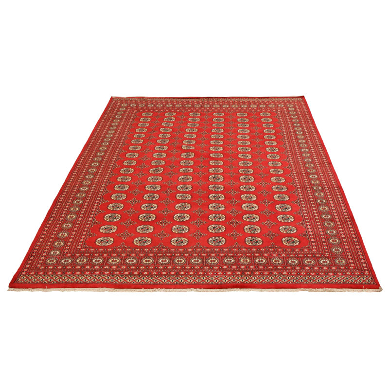 Tapis rouge Finha Peshawar Bokhara 8 pi 3 po x 10 pi 4 po