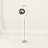 Bauhaus metal acrylic floor lamp