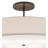 Cilindro Textrene Fabric Semi Flush Mount