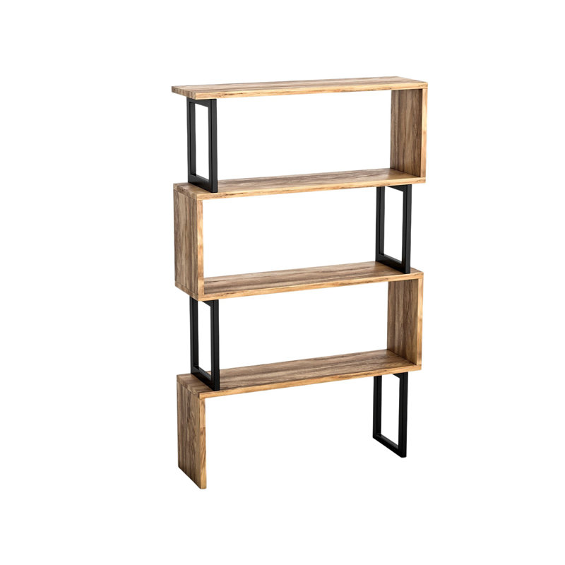 Afolarin 128cm H x 80cm W Metal Bookcase