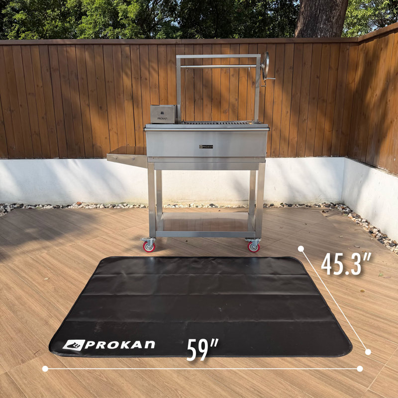 Tapis de barbecue pour chariot argentin