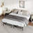Antioch King Metal Bed with 360° Mattress Retainers & Under-Bed Storage, No Box Spring Needed, Easy Assembly-516875776