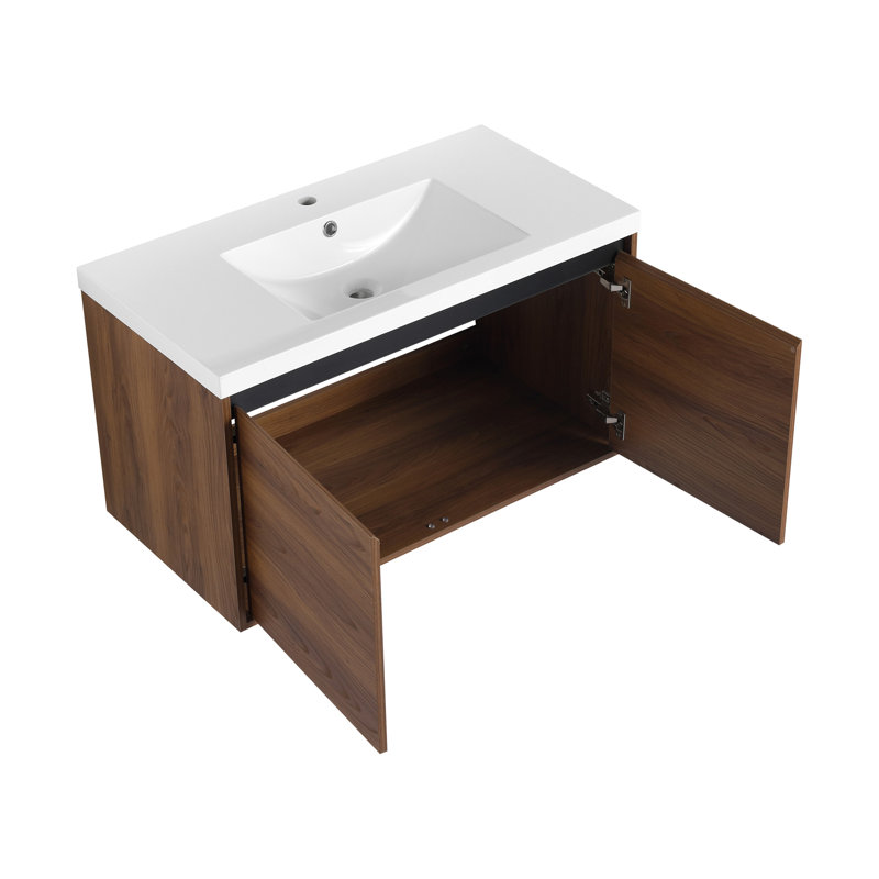 Meuble-lavabo luxueux avec lavabo durable et rangement spacieux